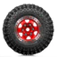 4 55mm 7mm Hex 1.0 '' Kim Loại Beadlock Bánh Xe Nâng Cấp Hub Vành Cho 1 / 18 Rc Xe Bánh Xích Traxxas Trx4-m Trx4m Bronco Defender Trục Scx24 Fms Fms Nâng Cấp
