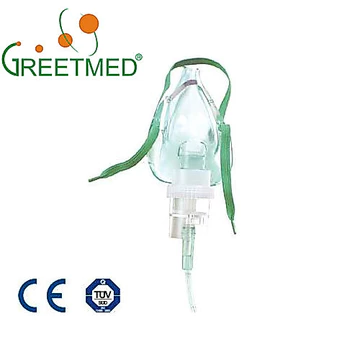Mask xông khí dung Greetmed, mặt nạ xông khí dung, bộ phụ kiện máy xông mũi họng (mặt nạ + bầu xông + dây nối máy)