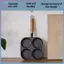 < beartwo > Chảo Chiên Trứng 4 Lỗ Nonsti Chảo Chảo Trứng Chiên Nồi Thích Hợp Cho Bếp Gas Bếp Cảm Ứng Mới