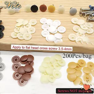 NOTE1 200 Cái / túi Hạt Có Lỗ Thiết Thực Trang Trí Tự Khai Thác Nắp Bảo Vệ