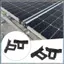 30Pc Khung Bảng Điều Khiển Năng Lượng Mặt Trời Kẹp Thoát Nước Độ Dày 35 Mm Tấm PV Tự Động Loại Bỏ Thấm Nước Bụi Dụng Cụ Ngoài Trời Dễ Dàng Sử Dụng