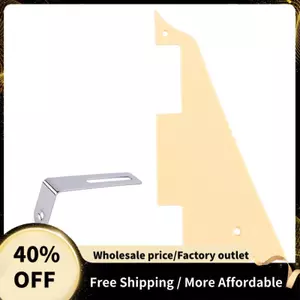 Guitar Pickguard Cream Single Ply Guard Plate Pickguard cho các bộ phận đàn guitar LP
