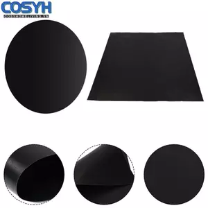 <cosyh>1x Baking Mat BBQ Grill Mats Permanent Baking Film Roasting Film Permanent Black