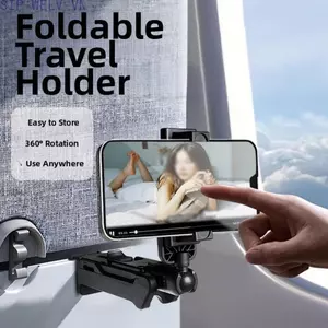 {WELV}Portable Multifunctional Foldable Phone Stand: Perfect for Travel & Desktop