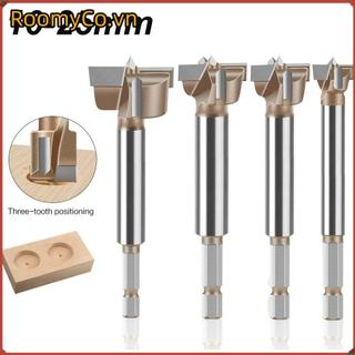 Mũi khoan ROOMYCO, Mũi khoan bản lề ba mũi cacbua vonfram, Dụng cụ chế biến gỗ lưỡi đôi 10-25mm