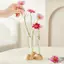 XUAN Sáng Tạo Phong Cách Bắc Âu Tròn Thủy Tinh Pha Lê Bình Tròn Bằng Gỗ Nghệ Thuật Thủy Canh Xanh Hoa Sen Đồ Trang Trí Bình Thủy Tinh Trang Trí Để Bàn VN