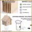 Bẫy ong thợ mộc gỗ cho bên ngoài Bẫy ong tốt nhất Gỗ nhàm chán Bẫy ong Phong cách Chalet Thợ mộc Bẫy ong ngoài trời