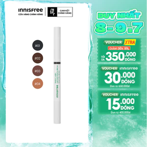 Chì kẻ mày thuần chay lâu trôi innisfree Simple Label Lasting Pencil Brow 0.15g
