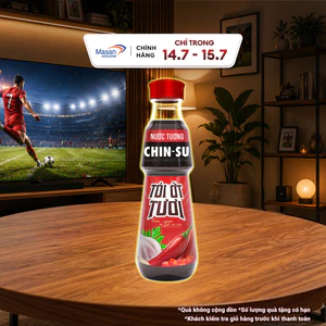 Nước Tương CHIN-SU Tỏi Ớt Chai 330ml