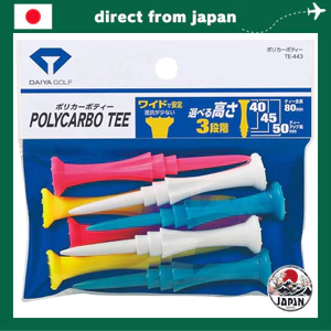 Daiya Golf TE-443 Adjustable Height Golf Tee – 3-in-1 Polycarbonate Tee