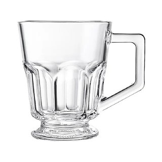 Cốc thủy tinh với thiết kế chân đế độc đáo – Bền chắc và thời trang, dung tích 300ml cao cấp