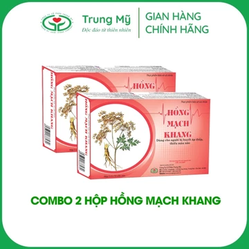 Combo 2 hộp Hồng Mạch Khang 30 viên giúp bổ máu, tăng tuần hoàn, cải thiện tình trạng huyết áp thấp, suy nhược cơ thể