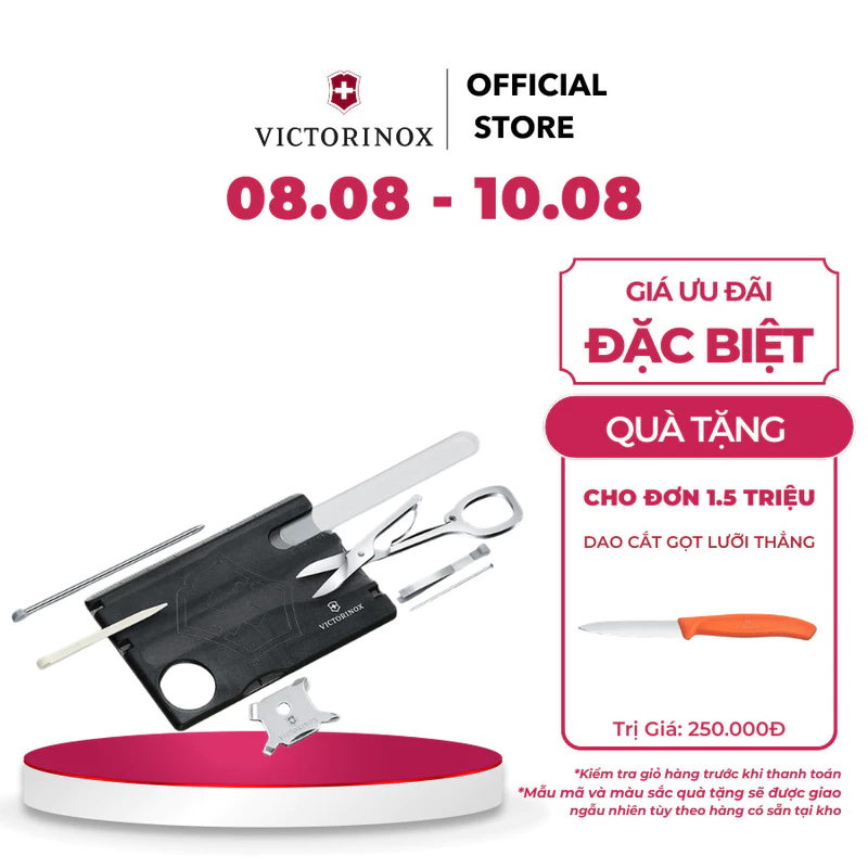 Bộ công cụ đa năng Swiss Card Nailcare Victorinox Thụy Sĩ — ảnh 1