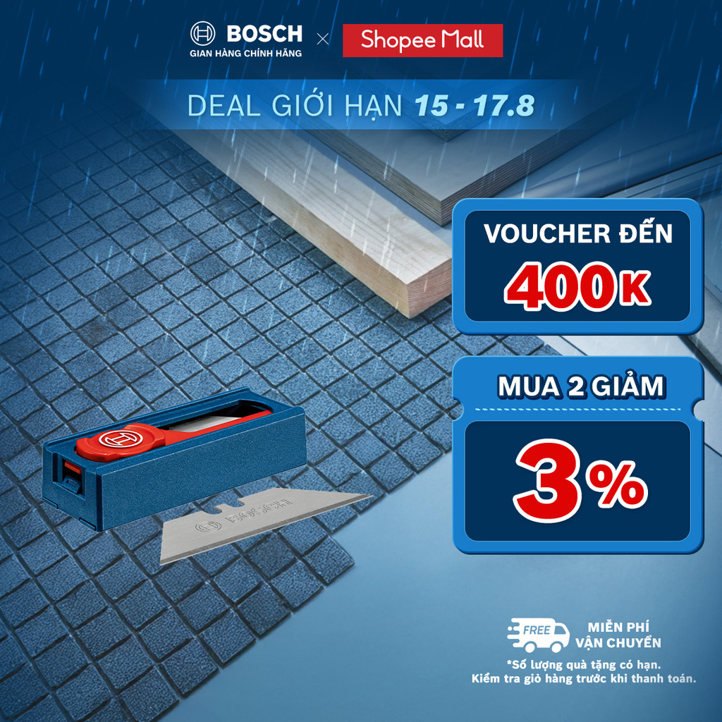 Hộp lưỡi dao Bosch 1600A016ZH
