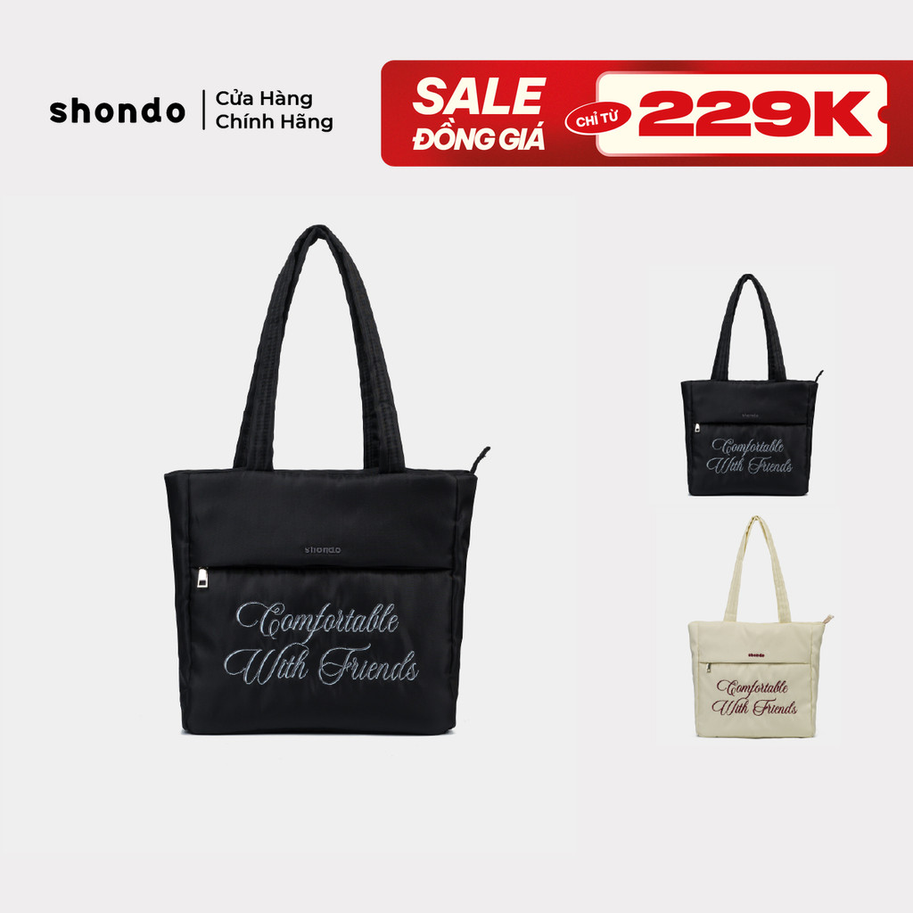 Túi Tote Comfortable With Friends Shondo