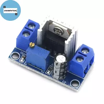 Onemetertomj LM317 DC-DC Bộ chuyển đổi bước xuống Bảng mạch Mô-đun Bộ điều chỉnh tuyến tính LM317 Bộ điều chỉnh điện áp có thể điều chỉnh Nguồn điện EN