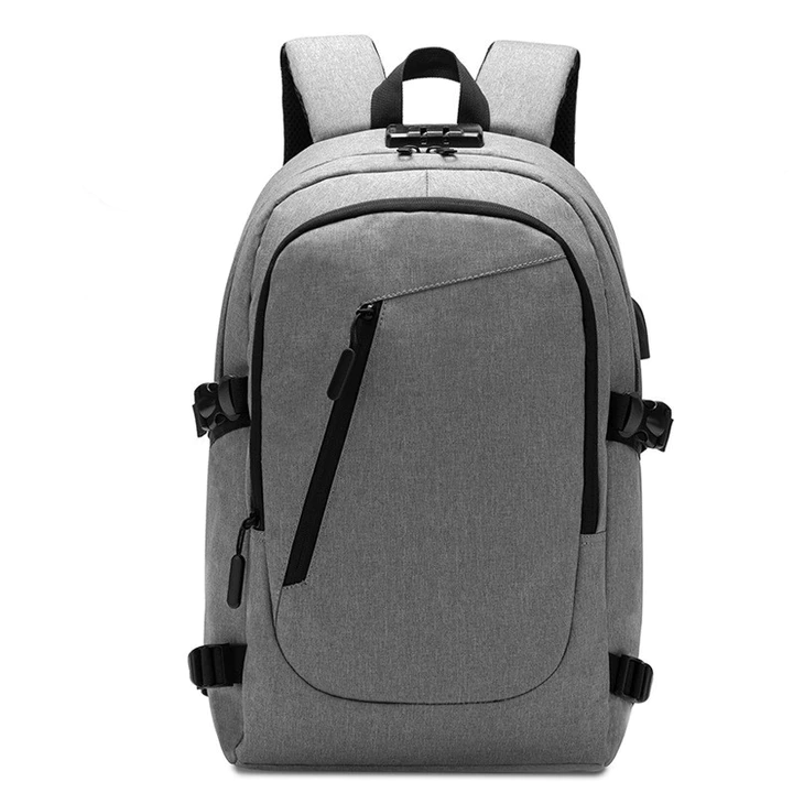 Ba lô nam, ba lô du lịch dung tích lớn, ba lô đựng laptop thông thường, ba lô thời trang có cổng USB, ba lô học sinh, sinh viên – 5