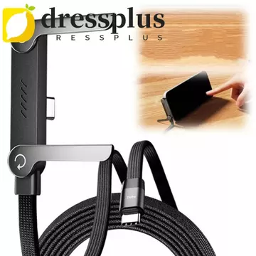 DRESSPLUS Cáp USB Type C sang C, Dây sạc nhanh hai đầu TPE, Dây sạc nhanh Sạc nhanh Cáp dữ liệu loại C nhẹ Phụ kiện điện thoại di động
