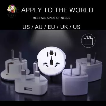 TIEZI Cắm Điện Adapter Ổ Cắm Tường Điện Chất Lượng Cao Châu Âu Cắm AU UK CN US Sang EU Châu Âu Cắm Điện Cắm Cắm Cắm Cắm Bộ Chuyển Đổi Phích Cắm EU Cắm