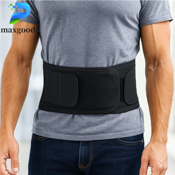 Đai thắt lưng thể thao MAXGOODS, Đai thắt lưng 3D thoáng khí, Đai thắt lưng thể dục 2 Hỗ trợ linh hoạt Đai cấp hỗ trợ nâng ngực siêu mỏng Bảo vệ đĩa thoát vị