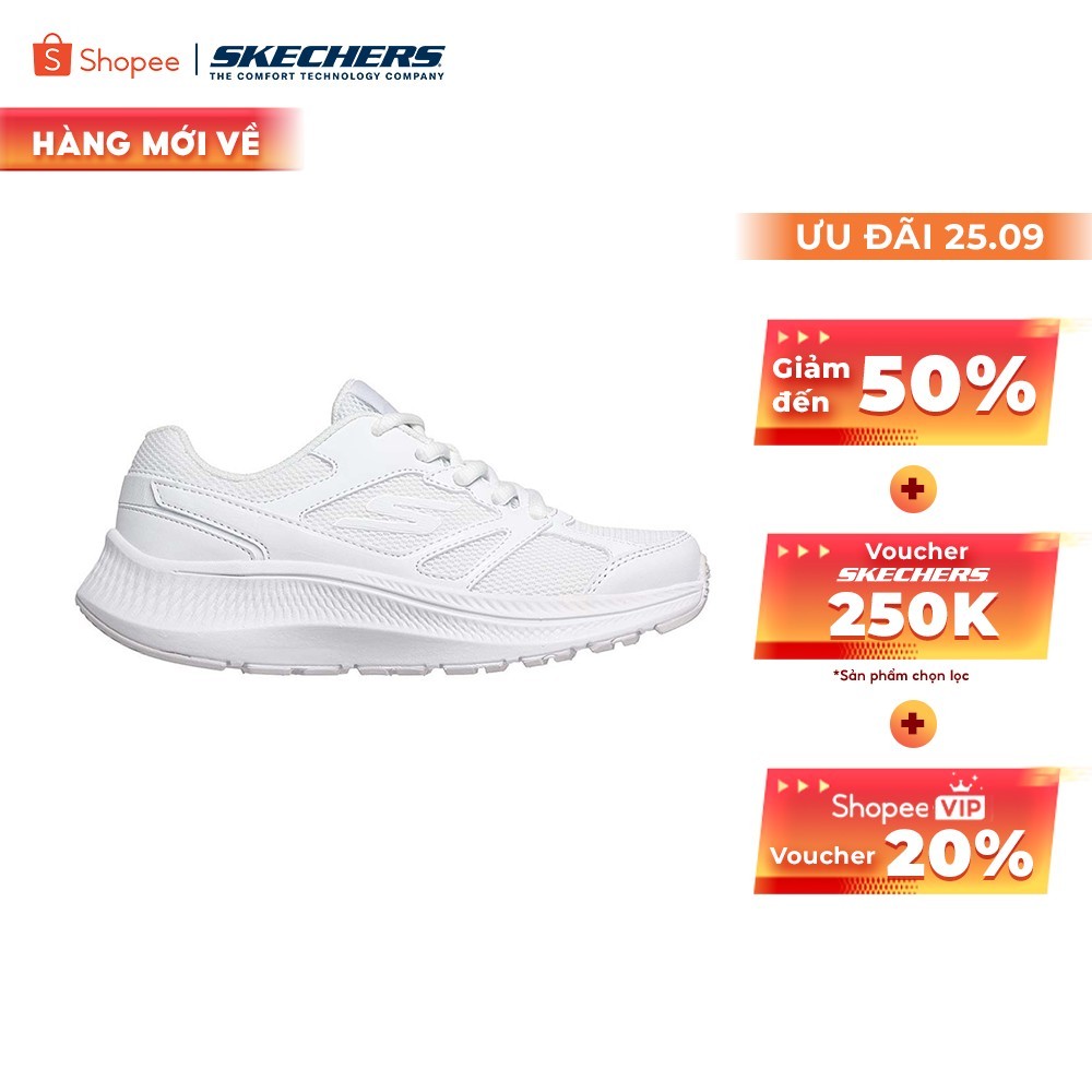 [ĐỘC QUYỀN ONLINE] Giày Thể Thao Bé Gái Skechers GOrun Consistent 2.0 Mapleton Chạy Bộ Tập luyện - 304213L-WHT