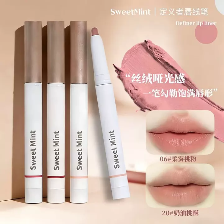 SweetMint Definitionist Lip Liner Khỏa thân Deep Lip Base Cover Lip Color Enhancing Lip Outline Lip Shape Màu cá hồi