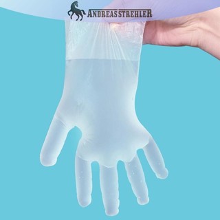Onetimingfine 100 Cái / hộp Găng Tay Cao Su Miễn Phí TPE Găng Tay Dùng Một Lần Trong Suốt Axit Chống Trơn Trượt An Toàn Làm Việc Cấp Thực Phẩm Găng Tay Vệ Sinh Gia Đình VN