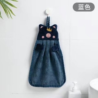 Khăn Tay Heo Hộ Gia Đình Dễ Thương Treo Tay Khăn Nhà Bếp Lười Rag Khăn Tay Màu Trơn Trẻ Em Khăn Tay NASV