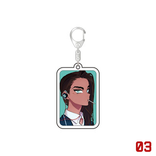 Popular Anime Alien Stage Chibis Keychains for Womens Accessories Bag Luka Ivan Till Mizi Hyuna Sua Keyrings Jewelry Fan