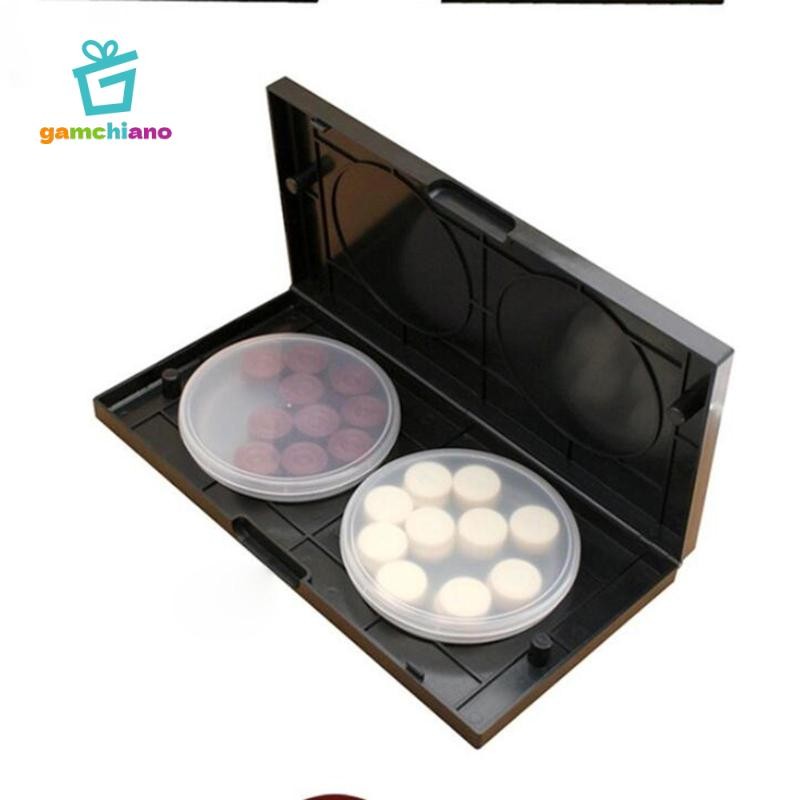 Gamchiano Checkers Board Game Set Từ Tính Truyền Thống Cổ Điển Gấp Nhựa Quốc Tế Cờ Cho Người Lớn Gia Đình Trẻ Em Đảng