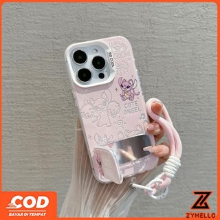Thích hợp cho OPPO Reno 15F Reno 14F Reno 14 PRO Reno 13F Reno12 F Reno11 F Reno 10 Reno 8T Reno 8Z Reno 7Z Reno8 Giá đỡ gương khâu rỗng IMD Vỏ điện thoại TPU chống sốc