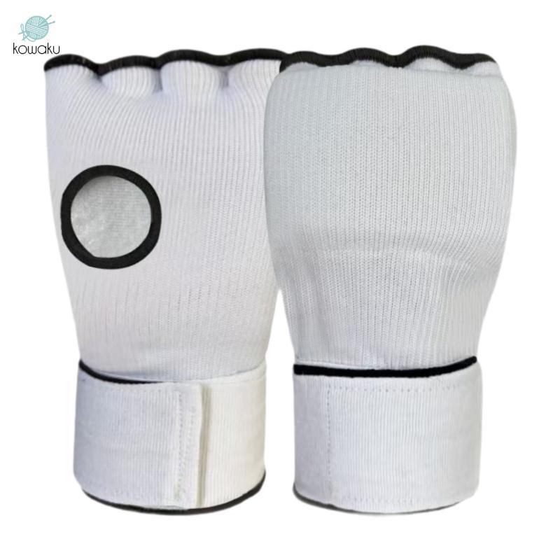 Băng đấm bốc có găng tay bên trong, bảo vệ cổ tay, phù hợp cho Karate và sparring