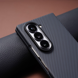 Thương Hiệu Mới Kinh Doanh Mỏng Sợi Carbon Ốp Lưng Điện Thoại Samsung Galaxy Z Fold7 ZFold7 Fold 7 6 5 4 3 5G Chống Rơi Chống Sốc PC Cứng Bảo Vệ Sang Trọng