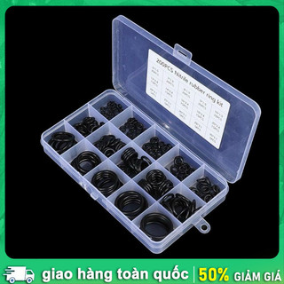 Long đen cao su oring đa dạng – Hộp 200 cái, chống rò nước, dùng cho sen vòi, bồn rửa