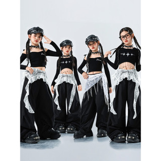 Đồ Nhảy Hiện Đại Hiphop Trẻ Em Set Đồ Dance Jazz Quần Nhảy Crop Top Đồ Nhảy Cho Bé Gái Bộ Tập Nhảy Cho