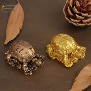 PlumHOUSE Rùa Nhựa Đồ Trang Trí Rùa Đồng Đồ Trang Trí Phong Thủy Nội Thất VN