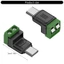 Star 2 Chiếc 5V3A Loại C Thiết Bị Đầu Cuối Adapter Không Hàn Thiết Kế Giải Pháp Sạc Nhỏ Gọn Cho Máy Tính Bảng Đèn Thiết Bị Di Động