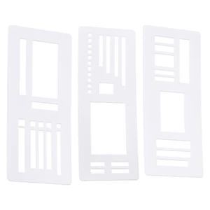 Mya Chuyên Nghiệp Cấp Stencil Bộ Dày Polyester Tờ Tiết Kiệm Thời Gian Mẫu Dành Cho Tạp Chí Nghệ Sĩ Sinh Viên Nhiều Mực C