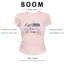 BOOM Áo Baby Tee Nữ Cotton Ôm Body-Áo Thun Ngắn Tay Y2K In Hình PhongCách Mùa Hè, Cổ Tròn Hàng Đầucách hàn quốc phong663