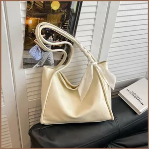 SQ11 Túi tote mặt mềm mại giản dị sang trọng nhẹ nhàng dành cho nữ Túi đeo vai màu trơn dung tích lớn Hàn Quốc