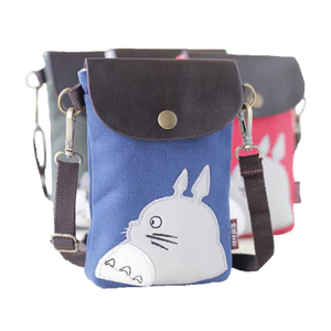 Mới Vải Da Bao Đeo Ngang Túi Điện Thoại Di Động Màn Hình Lớn 20cm Đa Năng Ly Hợp Kép Nữ Đơn Giản Phù Hợp Với Túi Nhỏ