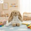 Đồ chơi thỏ sang trọng Động vật nhồi bông với quần áo có thể thay đổi cho trẻ em Hỗ trợ cảm xúc Sinh nhật