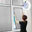 Phim cách nhiệt cửa sổ GILL, Phim che nắng cửa sổ hai mặt bằng nhôm, Tấm bảo vệ tấm che nắng chống tia cực tím có cốc hút cho gia đình