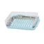 Máy cắt lát bơ WANYEDI, 7.5x4.1x1.6in Hộp đựng bơ thiết kế 2 trong 1, Hộp đựng bơ trong suốt bằng thép không gỉ bền bỉ Máy thái lát nhà bếp