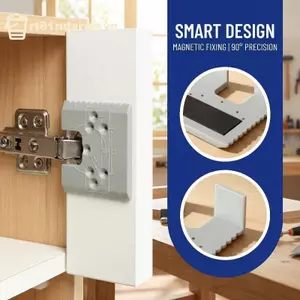 Ge Tủ Cửa Bản Lề Vị Trí Jig Dễ Dàng Qui Lắp Đặt Công Cụ Lắp Ráp Nhanh Và Chính Xác Trong Nội Thất Gia Đình Dự Án n