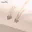 AqToCna Đôi Trái Tim Bộ Trang Sức Nelace Vòng Tay Bông Tai Nhẫn Thời Trang Thanh Lịch Kim Cương Giả Bộ Trang Sức Nữ Quà Tặng AqToCna