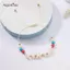 AqToCna Boho Vỏ Biển Sao Biển Vòng Tay Dành Cho Nữ Cô Gái Thời Trang Rùa Quyến Rũ Handmade Dây Dệt Hạt Trang Sức Mùa Hè Bãi Biển Quà Tặng AqToCna