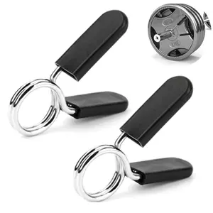 Kẹp tạ 25 / 28 / 30mm Kẹp cổ lò xo Kẹp tập thể dục Trọng lượng tạ Lo Bộ nâng tiêu chuẩn Barbell Lo VN