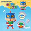 Bán chạy Crayon Shin-Chan Salvation Hero Series Búp bê lắp ráp vui nhộn có thể lồng tiếng Zaemon Shin-Chan Quà tặng trang trí búp bê- * - &