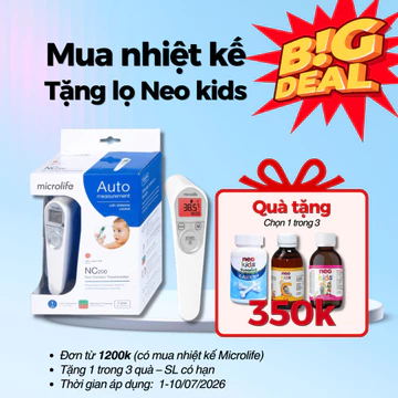 NHIỆT KẾ ĐIỆN TỬ HỒNG NGOẠI ĐO TRÁN MICROLIFE NC200 - BẢO HÀNH 24 THÁNG - THƯƠNG HIỆU MICROLIFE
